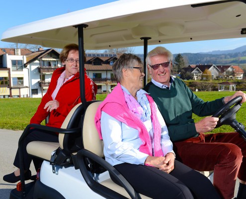 Ausfahrt mit dem Elektromobil